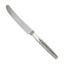 Серебряный столовый нож с лиственным орнаментом на ручке 40030030Ж05